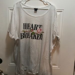 Torrid plus size distressed T-shirt